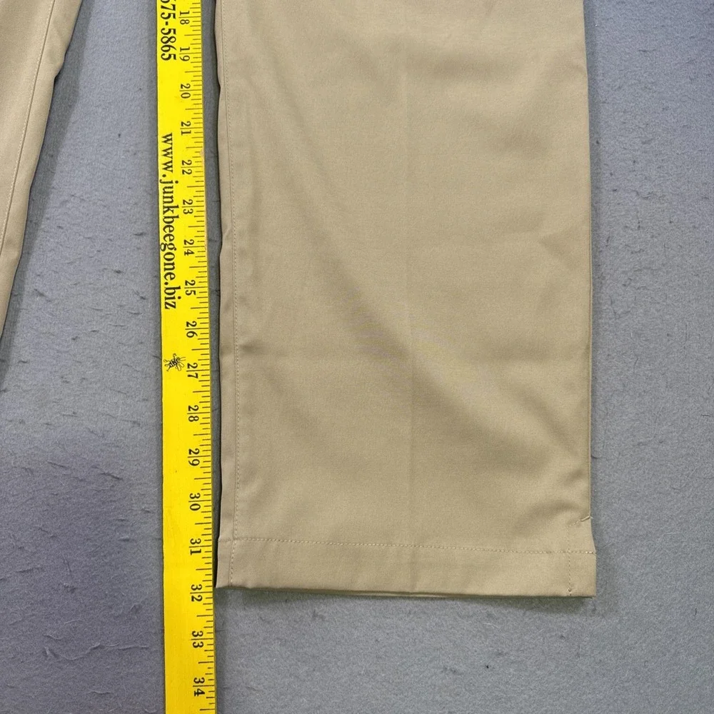 Nike GOLF Pants MEN 38/32 TAN Standard Fit Flat Front Dri Fit Tour
